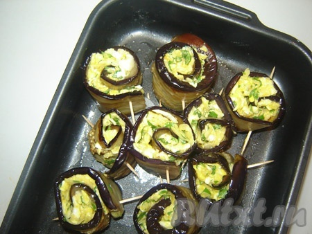 Рулетики только из духовки