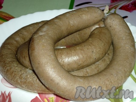 В принципе наша колбаса готова.