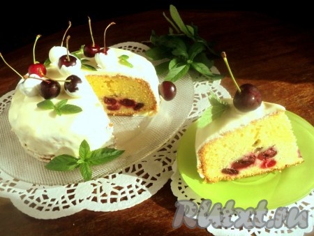 Рецепт пирога с черешней