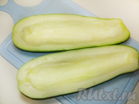 Кабачки лодочки