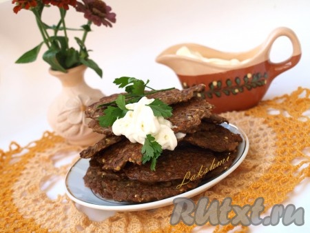 Драники из баклажанов