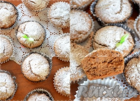 Вкусные, ароматные шоколадно-кофейные кексы подать к столу. Очень надеюсь, что вам понравится этот рецепт.