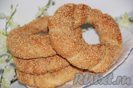 Турецкие бублики с кунжутом
