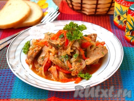 Говядина с овощами в казане