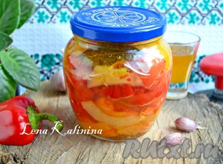 Перец с медом на зиму