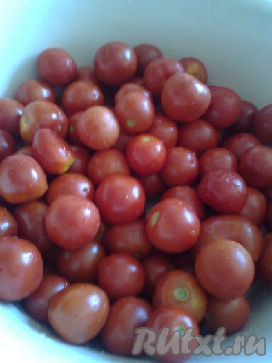 Помидоры хорошо моем