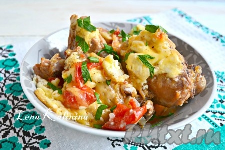 Курица с сыром в мультиварке