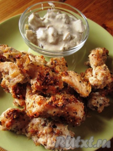 Хрустящая курочка в ореховой панировке