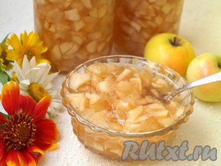 Яблочный джем с лимоном