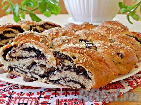 Плетенка с маком