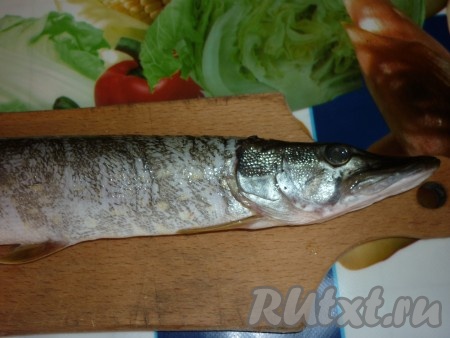 Щуку чистим, 
