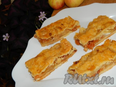 Яблочные полоски