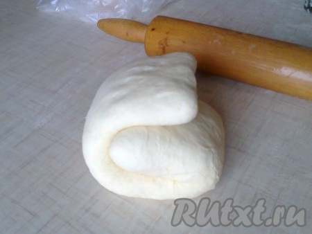 Вот так выглядело у меня тесто по прошествии 30 минут.