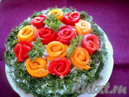 Кабачковый закусочный торт