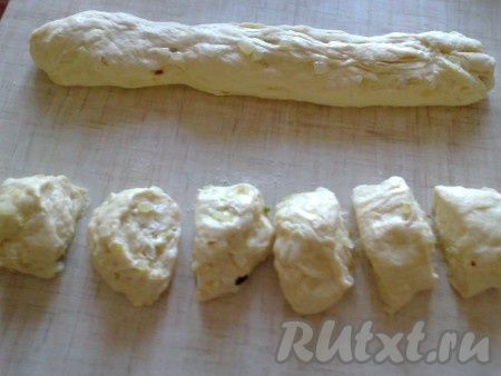  разделить его на небольшие кусочки.