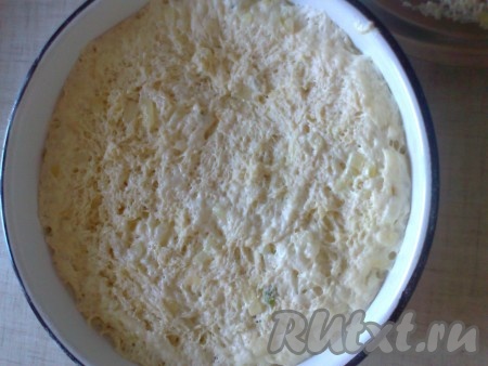 Когда тесто подойдет,