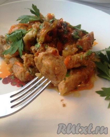 Свинина в пиве