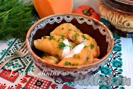 Вареники с тыквой и картошкой