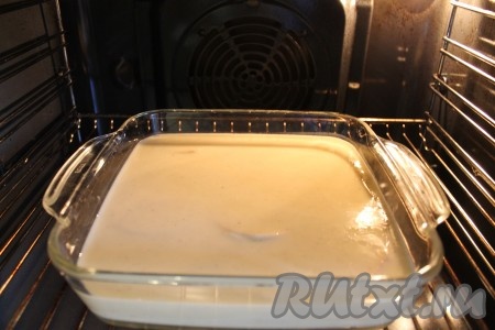 9. Выпекаем в разогретой духовке 1 час при температуре 160 градусов.