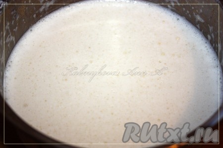 Получается жидкое тесто.
