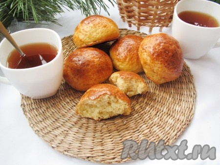 Нежные творожные булочки