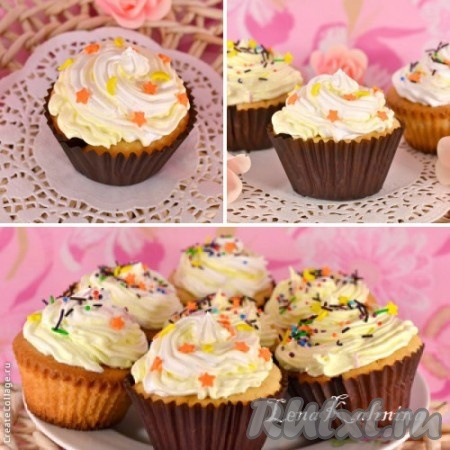 Кексы на молоке и сливочном масле