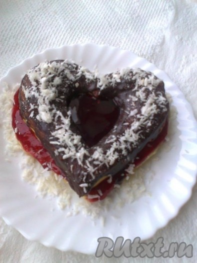 и украсить кокосовой стружкой или сахарной пудрой.
