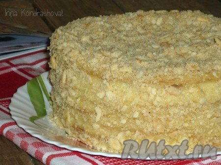 Дать торту пропитаться и можно подавать на стол.
