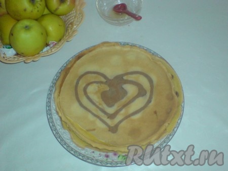 Блины с рисунком