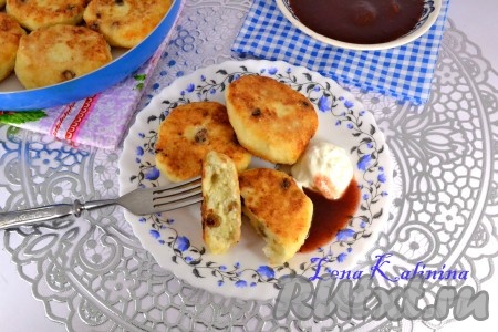 Сырники с кокосовой стружкой и манкой