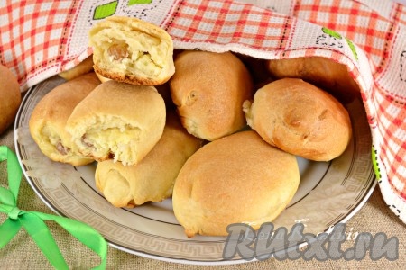 Мини-пирожки с творогом