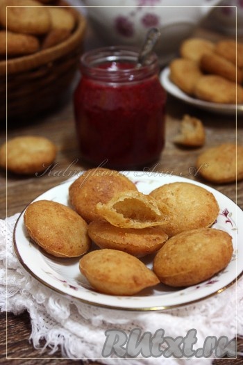 Аппетитные плюшки-помпушки (по типу баурсаков) готовы!