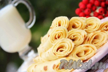 Блины на кокосовом молоке с яйцом