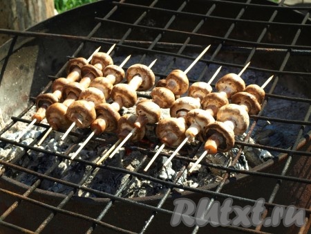 В процессе запекания грибы уменьшатся в размере.
