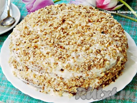 Вкусный торт из варенья готов.