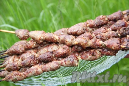 Рецепт шашлыка из куриных сердечек