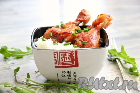 Куриные ножки с апельсинами в духовке