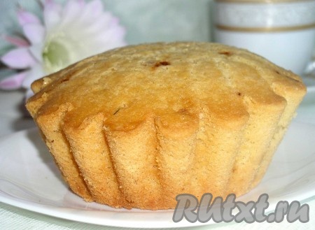 Кекс "Белоснежка" на молоке и сметане