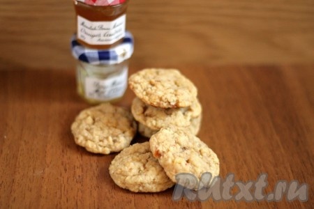 Песочное творожное печенье