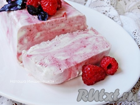 Мороженое из малины в домашних условиях