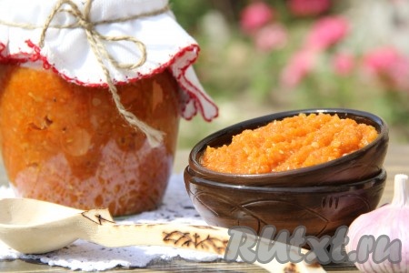 Кабачковая икра с чесноком на зиму