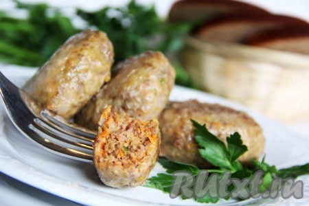 Котлеты из фарша и моркови