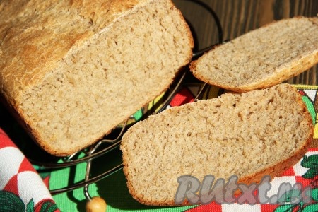 Ржаной хлеб на молоке в хлебопечке