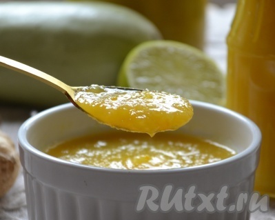 Очень вкусное варенье из кабачков с имбирем