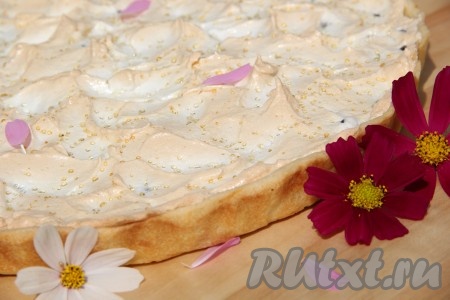 Поставить форму с песочным пирогом с ягодами в разогретую духовку и выпекать при 170 градусах (без верхнего нагрева!) примерно 45-50 минут. Готовый пирог полностью остудить в форме, а затем аккуратно переложить на тарелку.