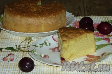 Рецепт шарлотки без кефира