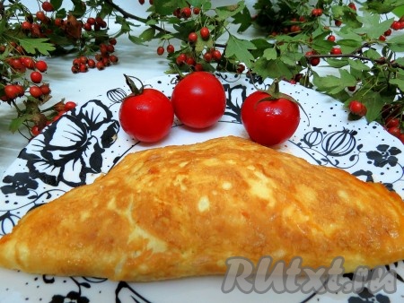 Вкусный, сытный омлет с начинкой, приготовленный по этому рецепту, станет прекрасным началом дня.
