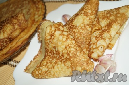 Блины из кабачков с чесноком