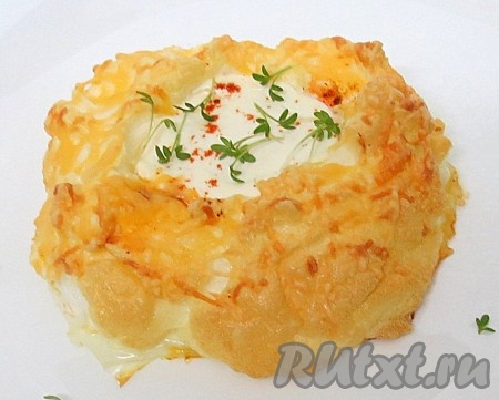 Яичница "Облако" в духовке