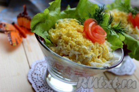 Салат с корейской морковью, курицей и болгарским перцем
